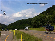 Aeromedical units on US50